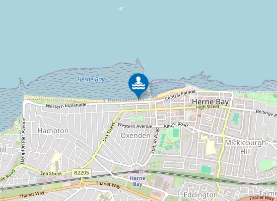 Map of Herne Bay Central