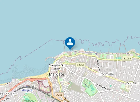 Map of Margate Fulsam Rock