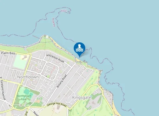 Map of Botany Bay, Broadstairs
