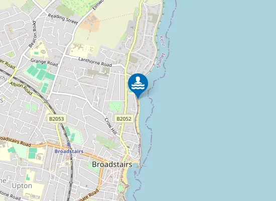 Map of Broadstairs, Stone Bay