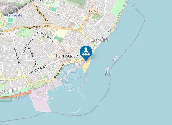 Map of Ramsgate Sands