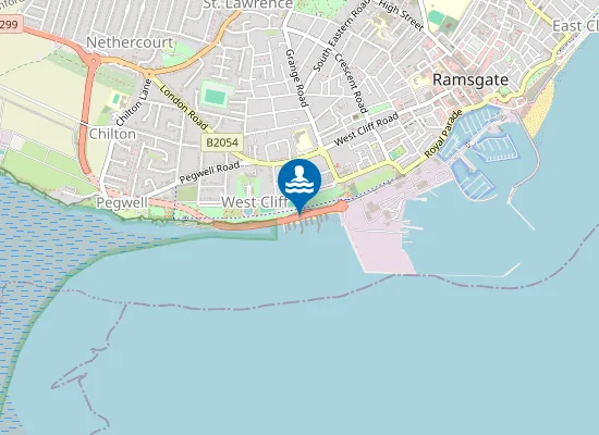 Map of Ramsgate Western Undercliffe