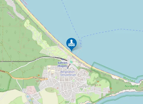 Map of OSTSEE GOEHREN NORDSTRAND