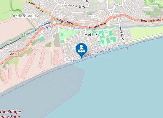 Map of Hythe