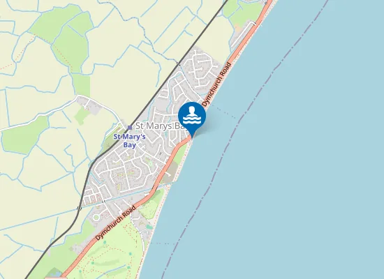 Map of St Mary's Bay (Kent)