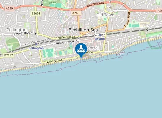 Map of Bexhill