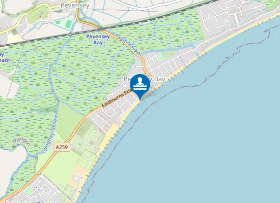 Map of Pevensey Bay
