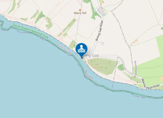 Map of Birling Gap