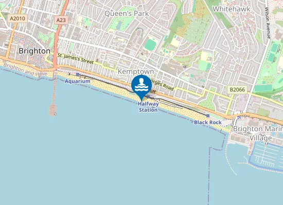 Map of Brighton Kemptown