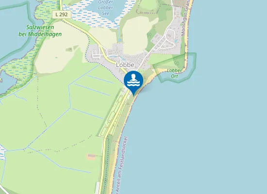 Map of OSTSEE LOBBE FISCHERSTRAND