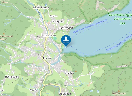 Map of ALTAUSSEERSEE WEST