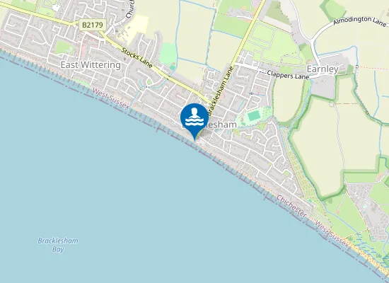 Map of Bracklesham Bay