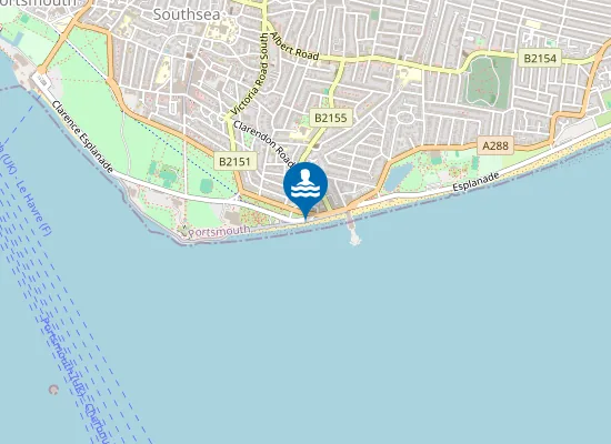 Map of Southsea East