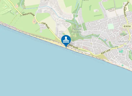 Map of Milford-on-sea