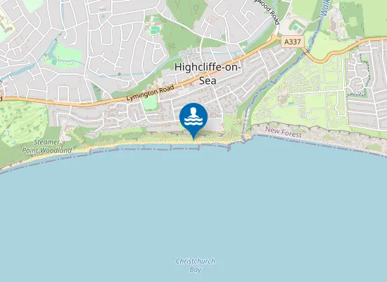 Map of Highcliffe