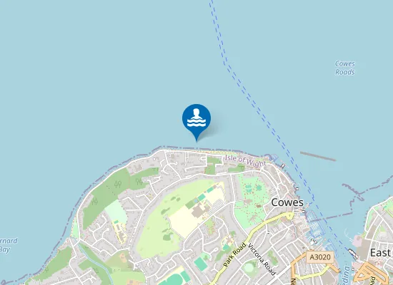 Map of Cowes