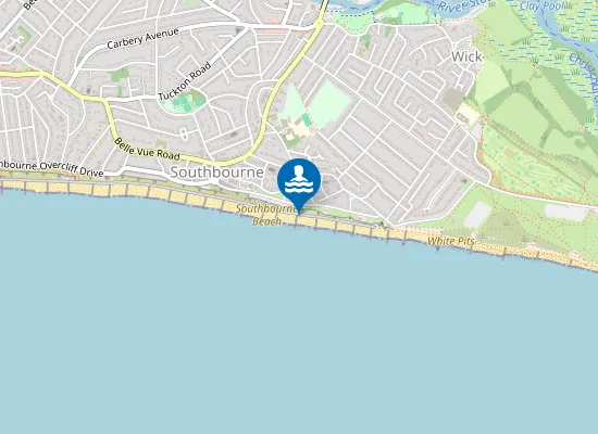 Map of Bournemouth Southbourne