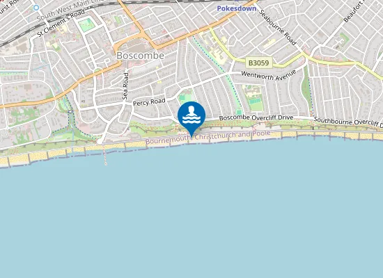 Map of Bournemouth Manor Steps