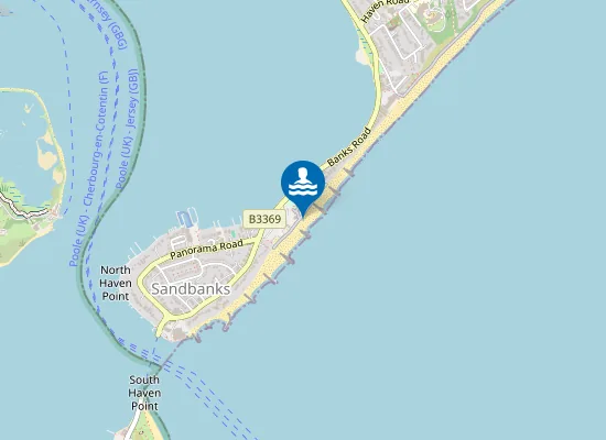 Map of Poole Sandbanks Peninsular