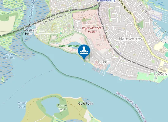 Map of Poole Harbour Lake