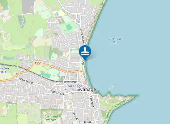 Map of Swanage Central