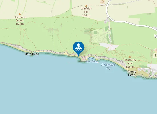 Map of Durdle Door West