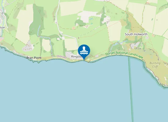 Map of Ringstead Bay