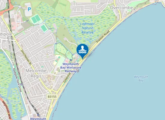 Map of Weymouth Lodmoor