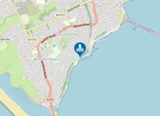 Map of Portland Harbour Sandsfoot Castle