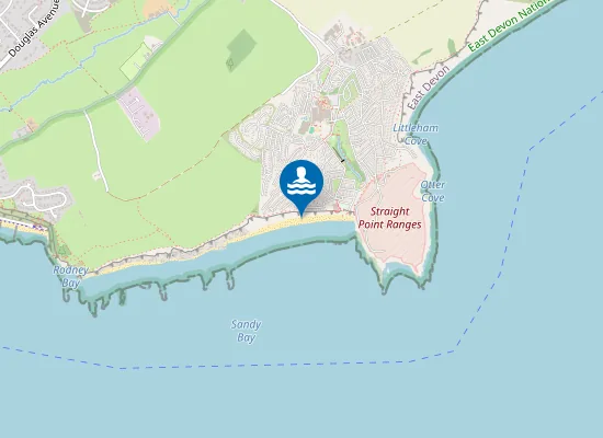 Map of Sandy Bay