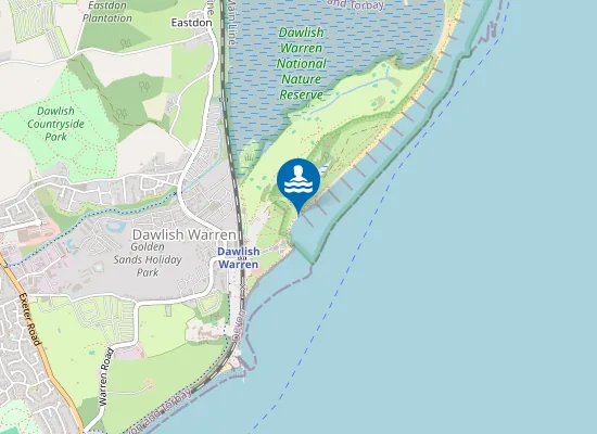 Map of Dawlish Warren