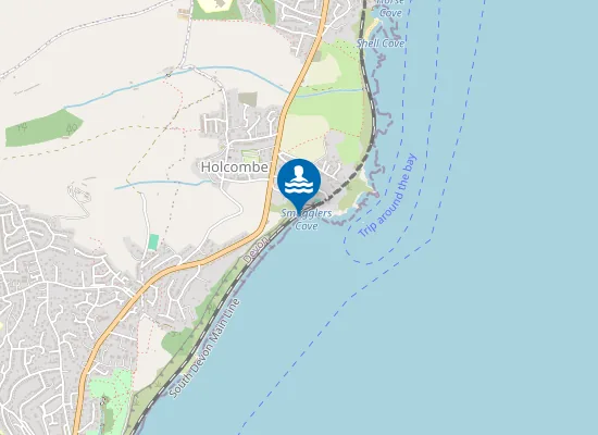 Map of Teignmouth Holcombe