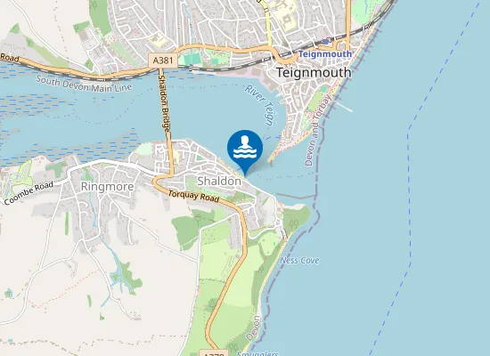 Map of Shaldon