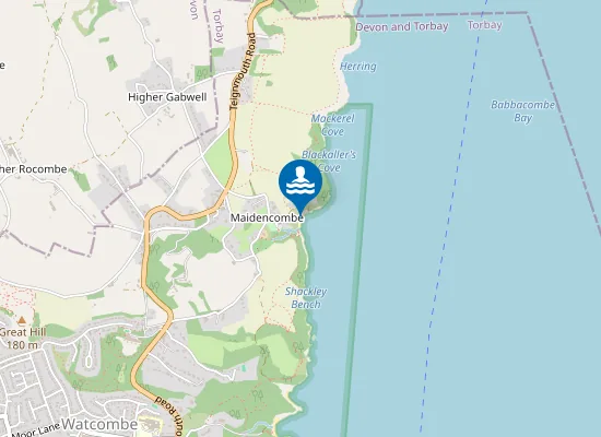 Map of Maidencombe
