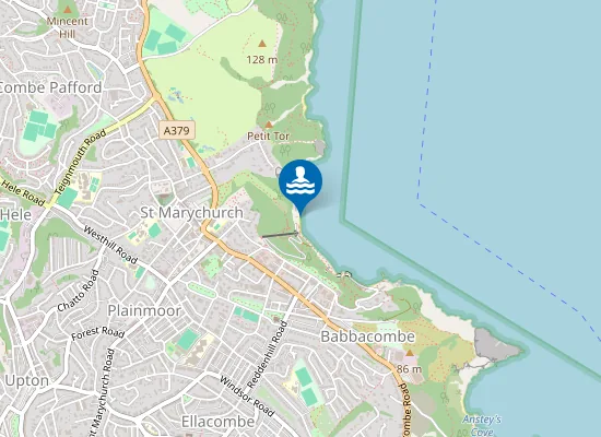Map of Oddicombe