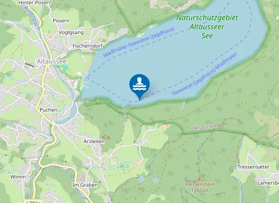 Map of ALTAUSSEERSEE SÜD