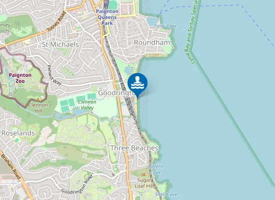 Map of Goodrington