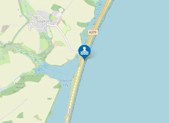 Map of Slapton Sands Monument