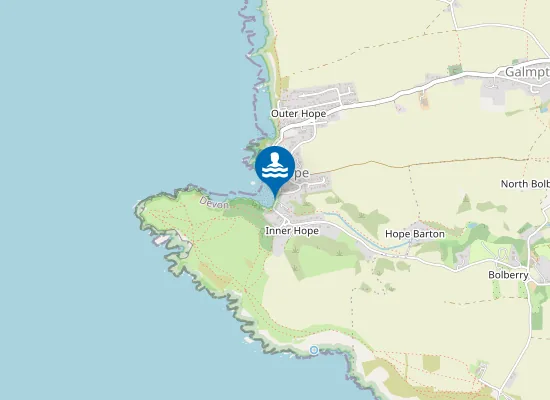 Map of Hope Cove