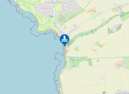 Map of Thurlestone South