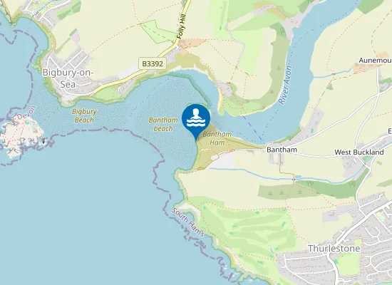 Map of Bantham
