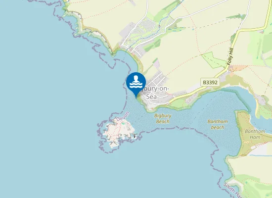 Map of Bigbury-on-Sea North