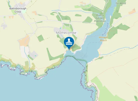 Map of Mothecombe