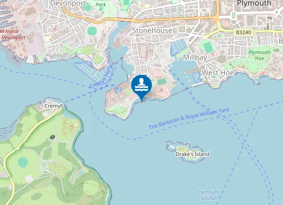 Map of Plymouth Firestone Bay