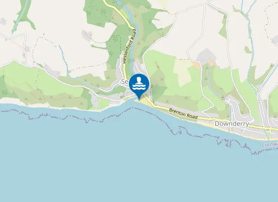 Map of Seaton (Cornwall)
