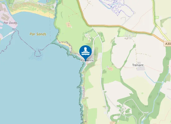 Map of Polkerris