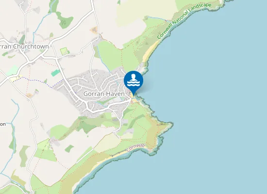 Map of Gorran Haven Little Perhaver