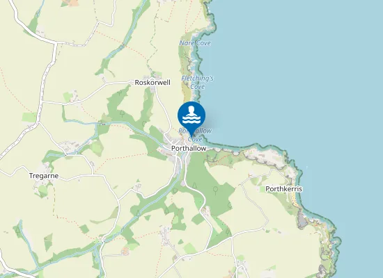 Map of Porthallow