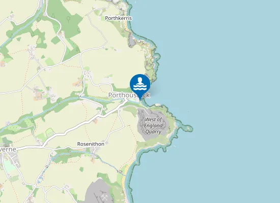 Map of Porthoustock