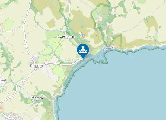 Map of Kennack Sands